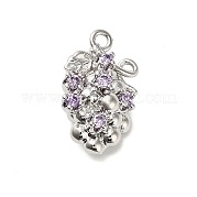 Латунные микро проложить кубического циркония подвески KK-L229-001P-06