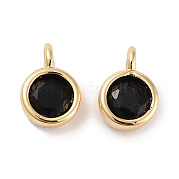Латунные микро проложить кубического циркония подвески KK-C051-38G-01