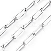 304 Stainless Steel Paperclip Chains CHS-S008-010P