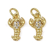 Латунные микро проложить кубического циркония подвески KK-I358-042G
