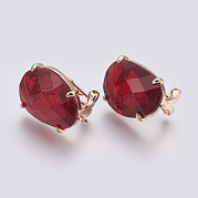 Серьги из граненого стекла GLAA-F084-D03