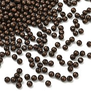 Латунные гладкие круглые бусины J0JXA042