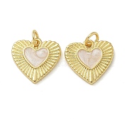 Подвески из латуни с покрытием из эмали KK-K392-34G-02