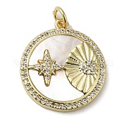 Латунные микро проложить кубического циркония подвески KK-Q808-04G