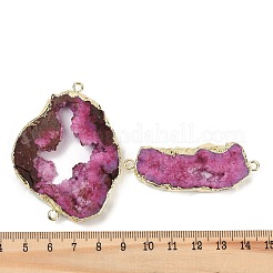 Gefärbte natürliche Drusenachatglieder&nbsp;G-R012-05G-04