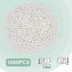 1000 Stück Messing-Crimpperlen&nbsp;KK-UN0005-29