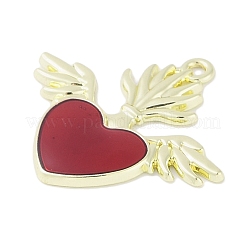 Crémaillère placage pendentifs en émail d'alliage&nbsp;PALLOY-F018-32G-02