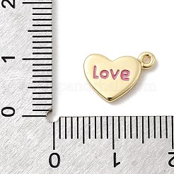 Pendentifs d'émail en laiton &nbsp;KK-P338-40G-03