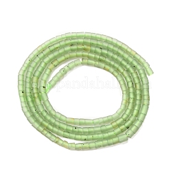 Chapelets de perles en jade vert naturel&nbsp;G-F808-E03-02