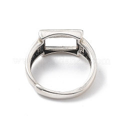 925 verstellbarer Ring aus Sterlingsilber.&nbsp;STER-C011-14AS