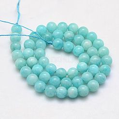 Fili di perline amazonite naturale&nbsp;G-G468-8mm-05