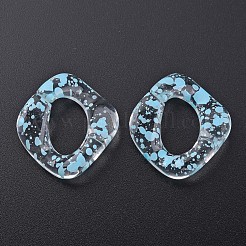 Transparentem Acryl Verknüpfung Ringe&nbsp;OACR-N009-016A-14