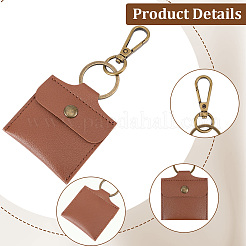 2 pz sacchetti portaoggetti in pelle PU per anelli da dito decorazioni pendenti&nbsp;KEYC-CL0001-58A