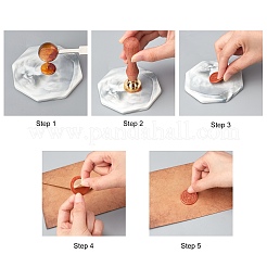 Wachssiegelstempelset&nbsp;DIY-CP0003-53