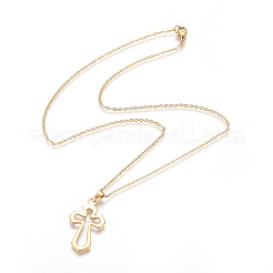 Colliers pendentifs en acier inoxydable 304&nbsp;NJEW-F275-23G