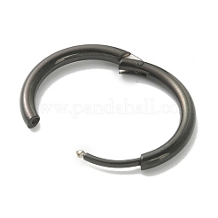 Pendientes de aro de acero inoxidable quirúrgico 316L para niñas y mujeres.&nbsp;EJEW-TAC0011-11C-B