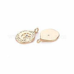 Breloques en laiton zircon cubique transparent&nbsp;KK-S356-708