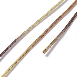 Cordons en satin de queue de rat en nylon teint par segment&nbsp;NWIR-A008-01A