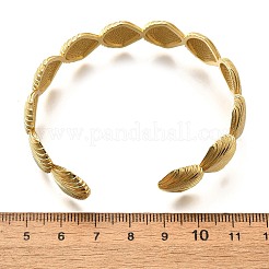 Messing Stulpearmbänder für Frauen&nbsp;BJEW-U018-03G