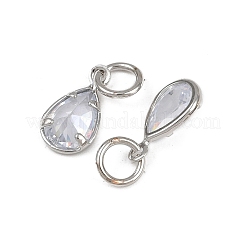Ottone micro spianare pendenti zirconi&nbsp;KK-Z120-05P-03