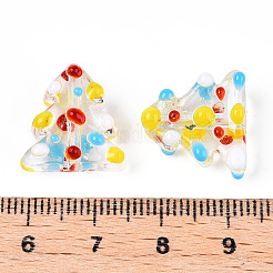 Tema natalizio perline di lampwork fatte a mano&nbsp;LAMP-G142-06C
