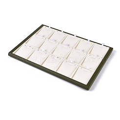 Boîtes de présentation collier en bois&nbsp;PDIS-O003-03B