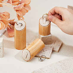 3 Stück 3 Größen Holz Schmuck Fingerring Ausstellungsständerständer&nbsp;RDIS-WH0011-36A-02