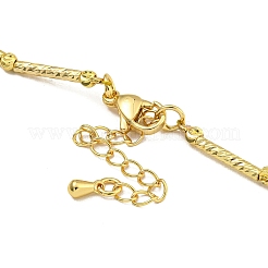 Collane pettorali in ottone placcato a cremagliera per le donne&nbsp;NJEW-C059-09G-04
