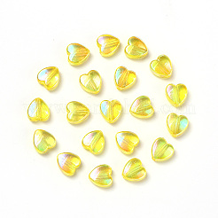 100pcs umweltfreundliche transparente Acrylperlen&nbsp;TACR-YW0001-07E