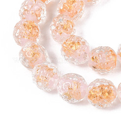 Perles vernissées manuelles&nbsp;FOIL-T007-03C