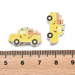Perline in legno di pioppo stampate&nbsp;WOOD-Z008-01D