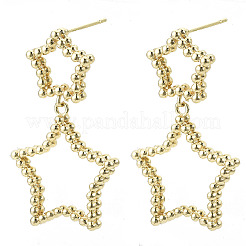 Boucle d'oreille en laiton&nbsp;KK-N232-104G-NF