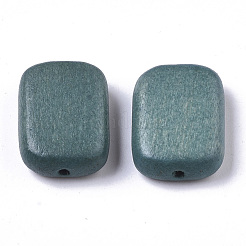 Perles de bois naturel peintes&nbsp;WOOD-R265-07B