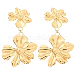 Pendientes colgantes de acero inoxidable 304&nbsp;EJEW-D310-01G