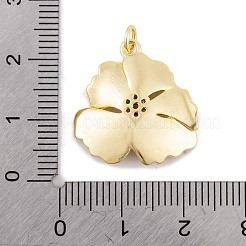 Cremagliera placcatura micro ottone spianare pendenti zirconi&nbsp;KK-K367-21G-02