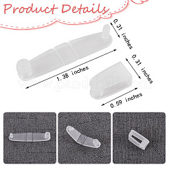 50 stücke abzeichen riemen clip weiß schlüsselanhänger stecker kunststoff keychain clip für kartenhalter&nbsp;JX291A