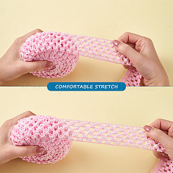 2 rouleau 2 tailles de ruban élastique en polyester&nbsp;EW-TA0001-02C