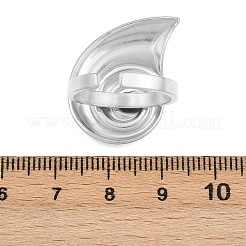 Verstellbare Manschettenringe aus 304er Edelstahl für Damen&nbsp;RJEW-B135-03P