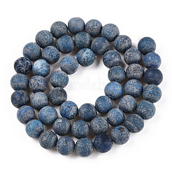 Hebras de cuentas de turquesa americana natural&nbsp;X-G-S369-001C-A07