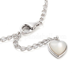 925 bracciale con catena a maglie di fiori in argento sterling&nbsp;STER-Z009-01S