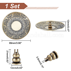 Tragbares Weihrauchbrenner-Set&nbsp;AJEW-WH0258-532