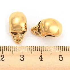 Perles européennes en acier inoxydable 304 avec placage ionique (IP) pour Halloween&nbsp;STAS-F243-42G