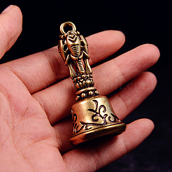 Mini campanas de altar de latón para suministros de altar wiccan de brujería&nbsp;PW-WG709FB-01