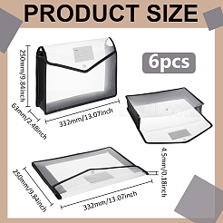 Transparente Aktentaschen aus Kunststoff&nbsp;AJEW-WH0596-260A