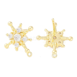 Risultati dell'orecchino a perno in ottone con pavé di zirconi chiari&nbsp;KK-F875-09G