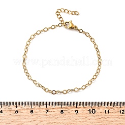 Ionenplattierung (IP) 304 Edelstahl Gliederkettenarmbänder für Frauen Männer&nbsp;BJEW-A050-02G-01