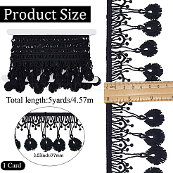 5 Yard Polyester-Spitzenband&nbsp;OCOR-CY0004-36B