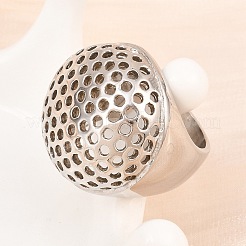 Offene Manschettenringe aus Edelstahl 304&nbsp;LS-RJEW-D336-05P