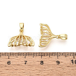 Pendentifs en laiton zircon cubique transparent&nbsp;KK-N259-07G
