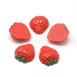 Decoden-Cabochons aus Erdbeerharz&nbsp;X-CRES-R183-09